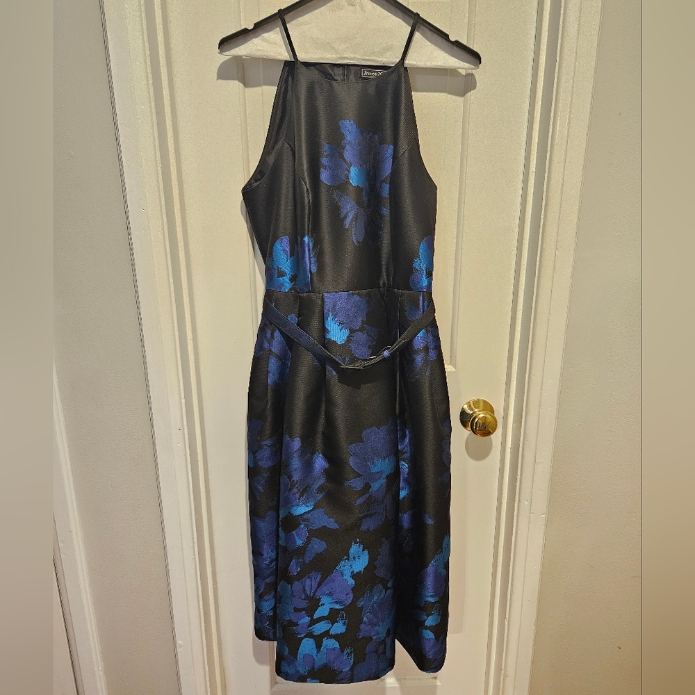 Floral Midi Cocktail Dress